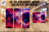 Galactic Universe Tumbler Wrap - Sublimation Night Sky